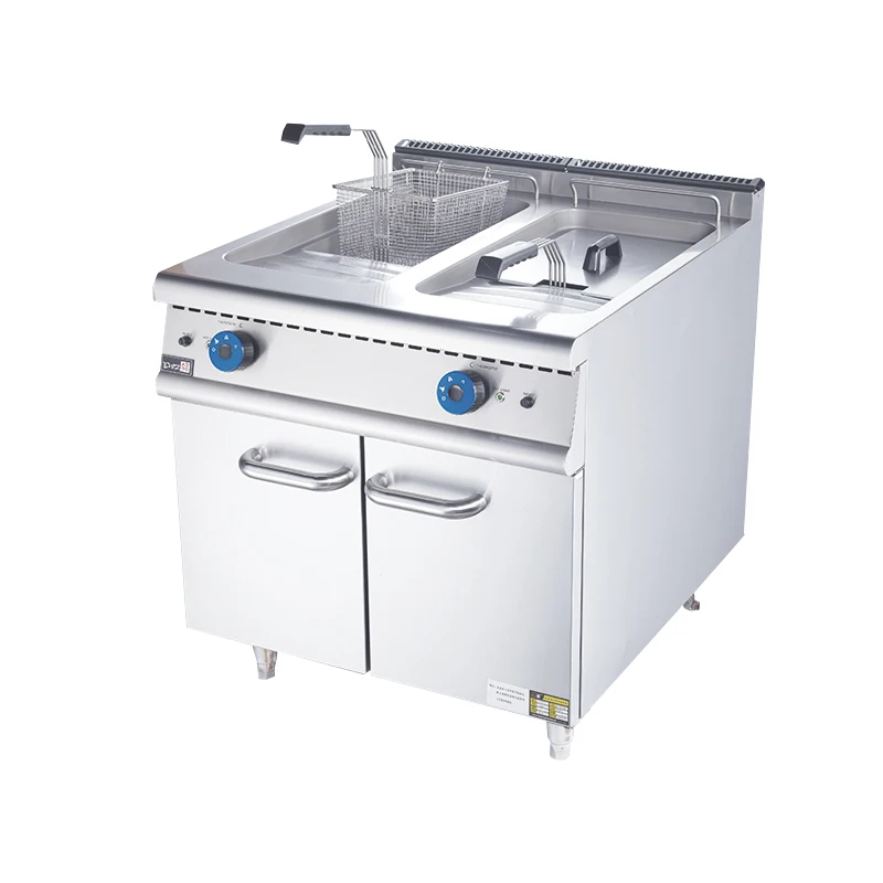 Газовая фритюрница с кабиентом HZ-RBZ-4 HZ-RF-2