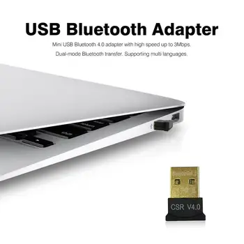 

Mini USB Bluetooth Adapter CSR Dual Mode Wireless V4.0 EDR Dongle USB Transmitter For Windows 7 8 10 PC Laptop