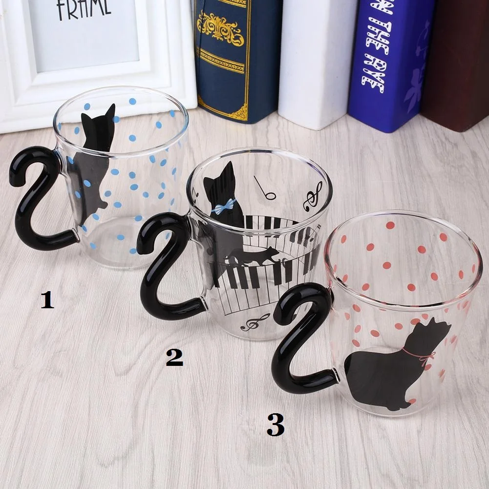 Creative Animal Cartoon Cat Designed Bottle Cups Kitchenware Barware Mug