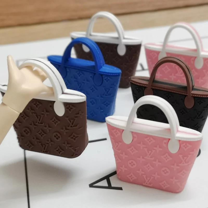

1PCS Mini Dollhouse Doll’s Handbag for blyth bags for holala,ob,licca,Azone, Barbies,ob11,bjd bags for doll clothes accessories