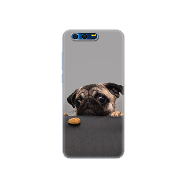 phone case for  honor 9 honor 9 lite soft tpu silicon back cover 360 full protective printing transparent coque