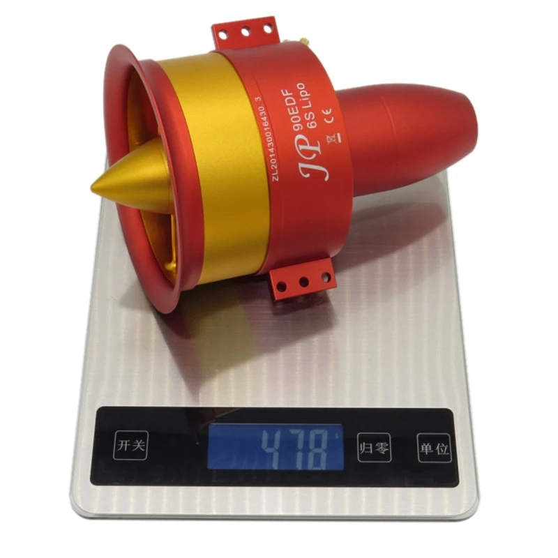 90 мм 4250 1750KV 6S канальный вентилятор с бесщеточным двигателем для RC EDF Jet AirPlane