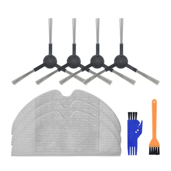 

9pcs 4*Side Brushes 3*Rags 1*Yellow Brush 1*Blue Brush Replacements for 1C Vacuum Cleaner Parts Accessories for Home