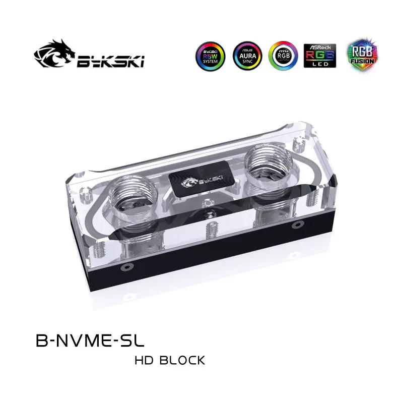 Bykski-Refrigerador de água para 2280,22110,SSD, SATA, M.2,