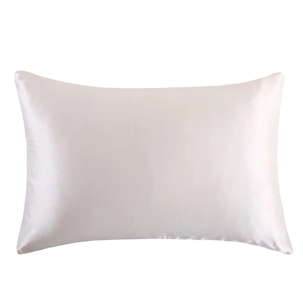 Free shipping 100% nature mulberry Silk pillowcase zipper pillowcases pillow case for healthy standard queen king multicolor