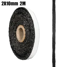 Black Woodburning Stoves Replacement Gasket Rope Black Fiberglass Fireplace Door Sealing Tape 10/15mm Width 2m Length