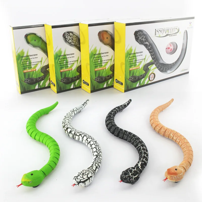 

Super Simulation Animal Remote Control Snake with USB Charging Trick Infrared Remote Control Snake Tongue Retractable Whole Pers