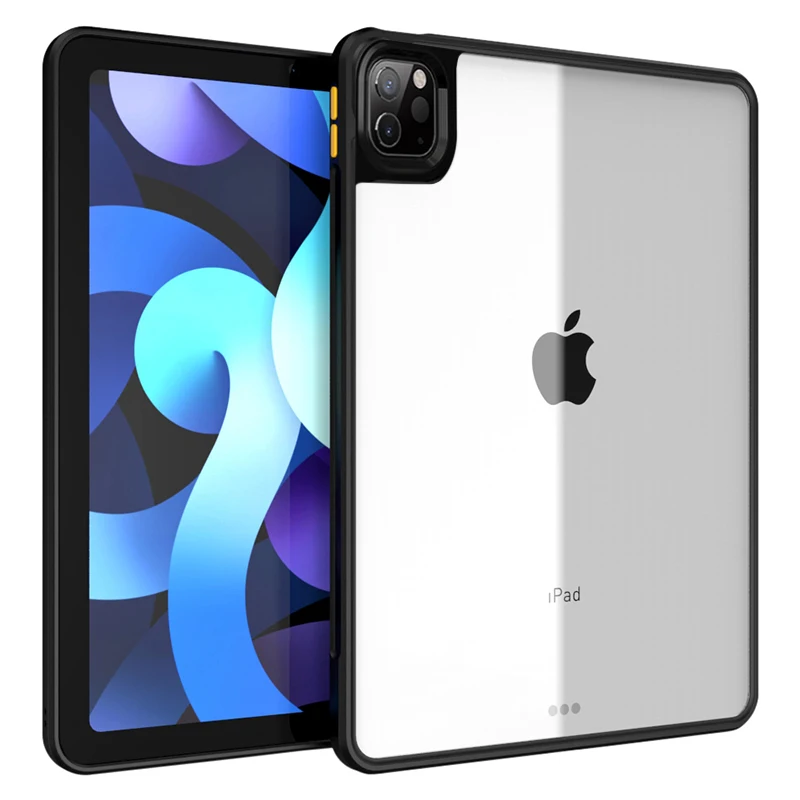 Transparent Back Case For iPad Pro 12.9 inch 2020 Acrylic Ultra-thin Protection Cover
