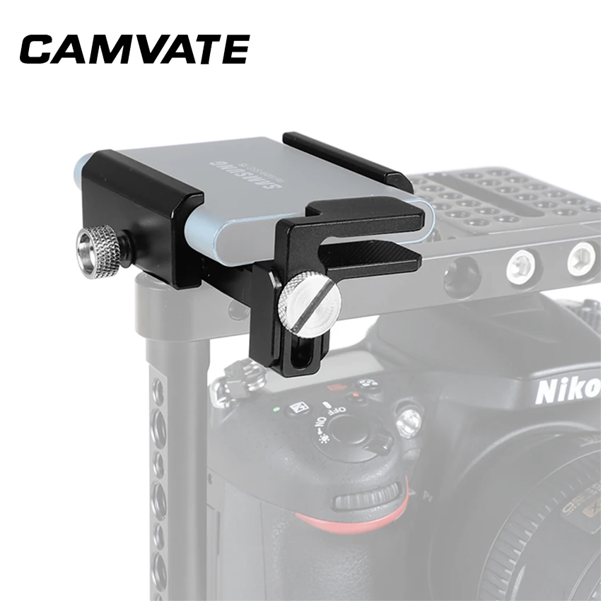  CAMVATE T5 SSD Halter Mit Einstellbare Kabel Micro Clamp Protector C2279