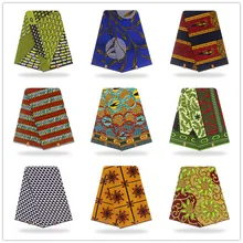 Африканская батик, восковая ткань, пагне, воск, Анкара, восковая ткань, Африканский воск, принты золотого цвета, тонкая ткань, 6 ярдов, для шитья свадебного платья