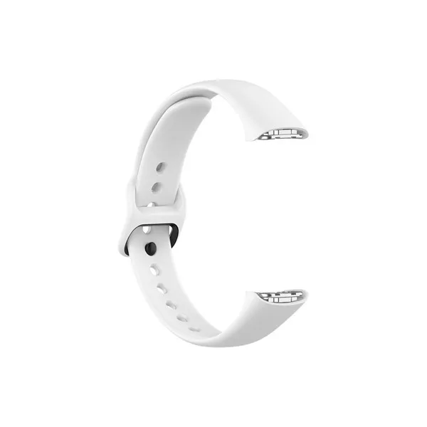 Белый Силиконовые спортивные часы ремешок на запястье ремешок для samsung Galaxy Fit SM-R370 SM R370 Смарт браслет Ремешки для наручных часов аксессуары - Цвет: Белый