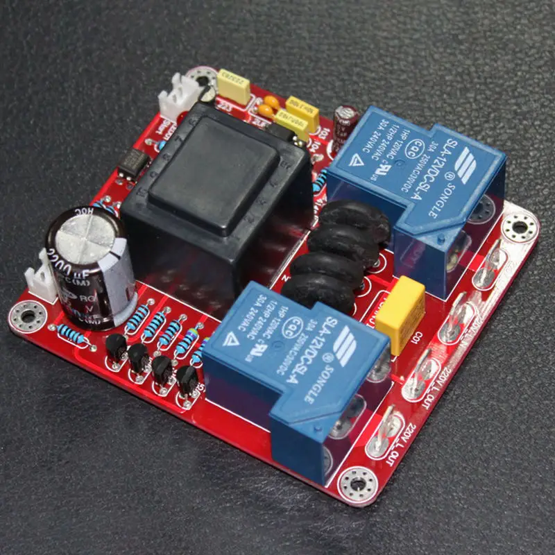 

2000W Class A Power Delay Soft Start Power Protection Board With Temperature Protection And Switch Features
