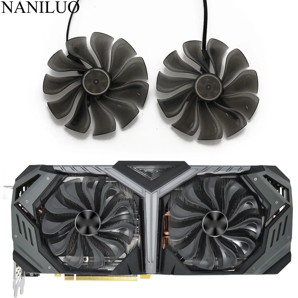Вентилятор для видеокарты Palit GeForce RTX 2060 2070 2080 SUPER GRP 95 мм 4 контакта RTX2060 RTX2070 RTX2080 |