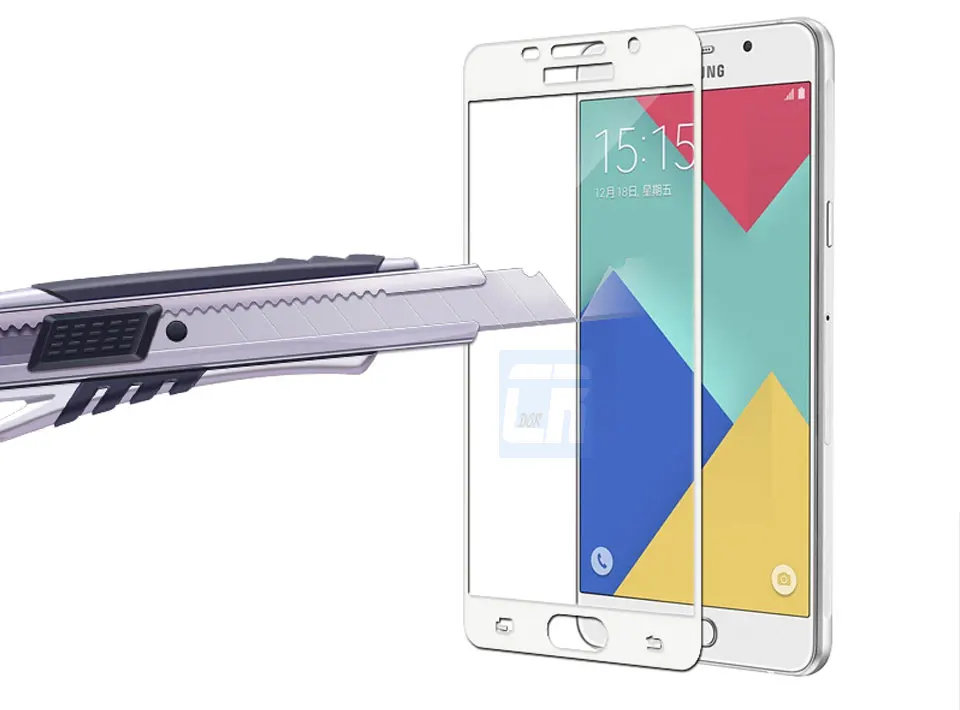 3 шт. полное покрытие Экран протектор Закаленное Стекло для samsung Galaxy A3 A5 A7 J7 J3 J5 C5 J3 J5 J7 Prime защитная пленка