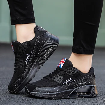 

Mesh Women Sneakers Air Cushion Flats Fashion Thick Bottom Womens Platform Sneakers Casual Shoes Zapatos De Mujer New Hot Sale
