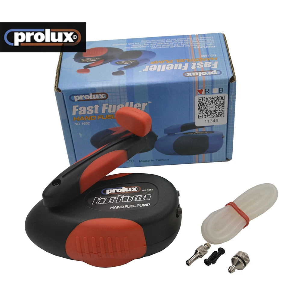 Prolux 1652 Rosso Blu Veloce Fueller Pompa Carburante Manuale Per Rc Nitro Auto E Modello Aereo