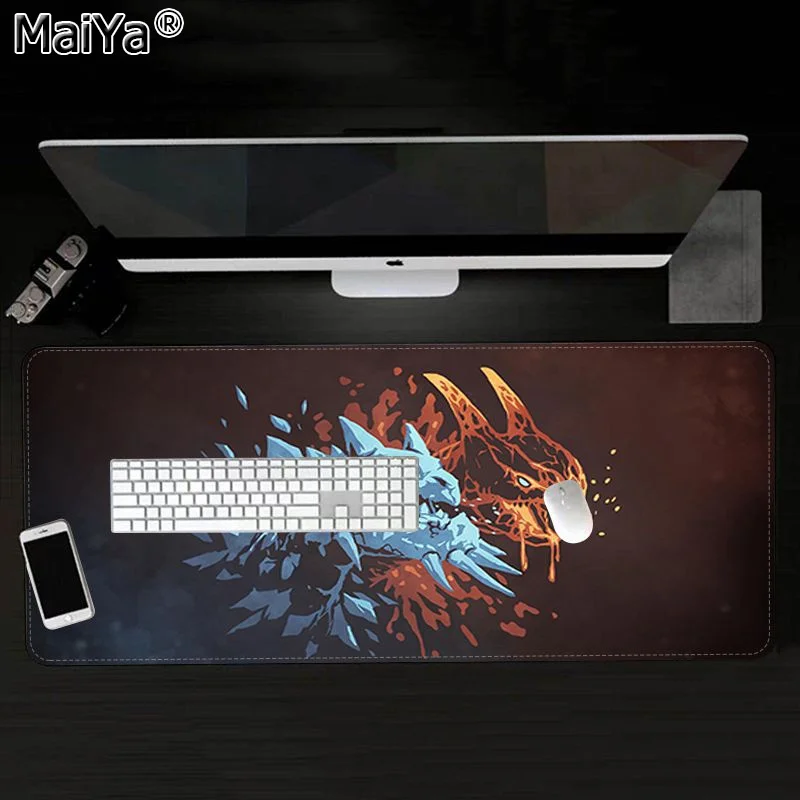 Maiya My Favorite DOTA 2 Durable Rubber Mouse Mat Pad Free Shipping Large Mouse Pad Keyboards Mat - Цвет: Lock Edge 30x80cm