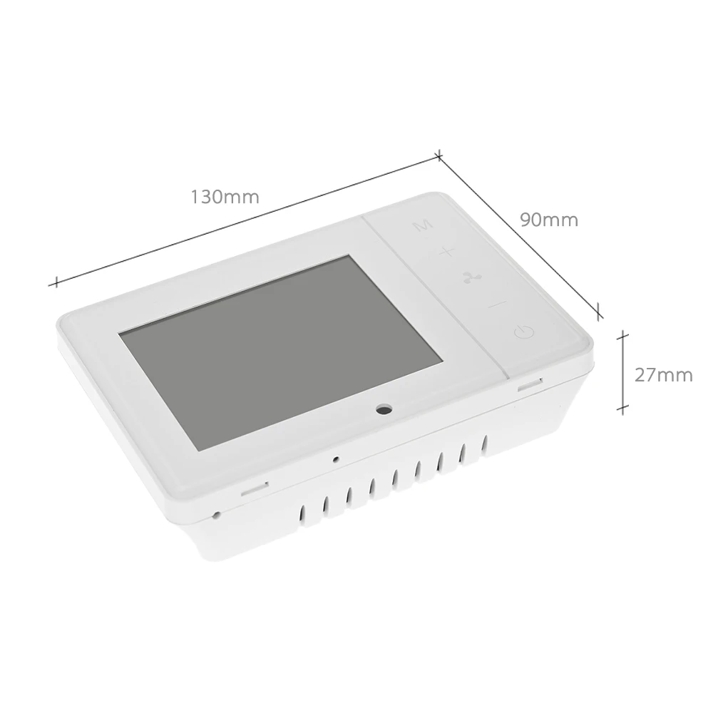 

Hot New Air Conditioner 2-pipe 4-pipe Thermostat with LCD Display Touch Screen Programmable Room Temperature Controller 2 Color