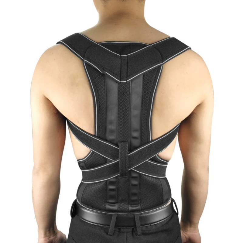 

Useful Pain Relief Posture Corrector Back Brace Support Belt Adjustable Slouching Hunching Belt Straightener Spine Corrector
