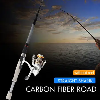 

Practical Carbon Fiber Silver Sport Pond Telescopic Fish Fishing Rod Angler Outdoor Fishing Pole Lake Sea Portable Fisheries