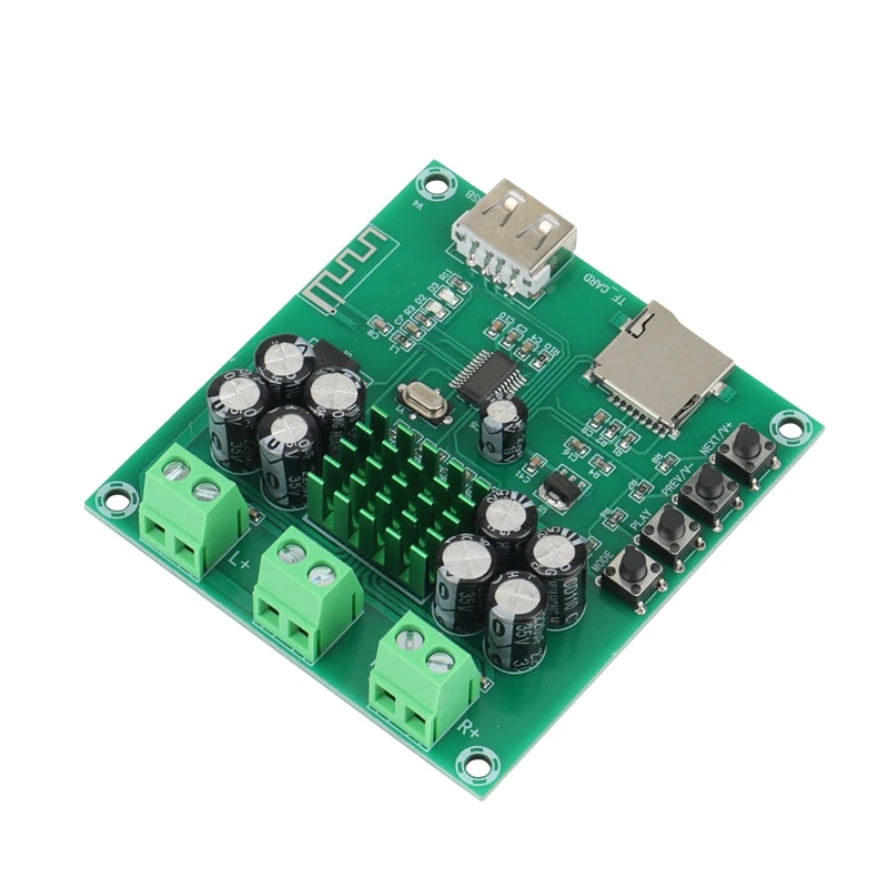 Двойной двойной 50 Вт 2X50W Bluetooth 4 0 U диск TF карта плеер Amp усилитель плата модуль