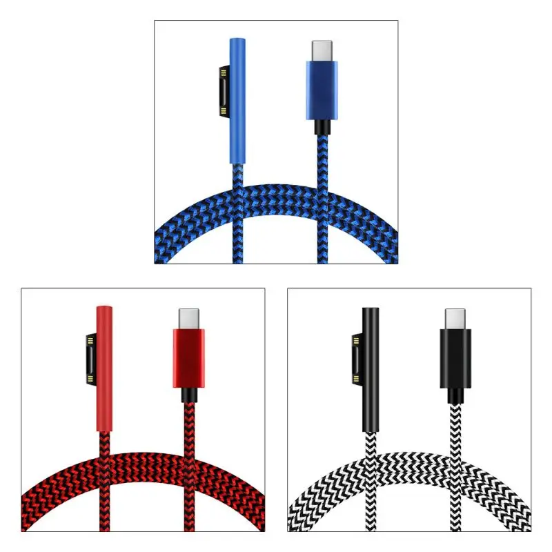 USB Type-C адаптер для зарядного устройства 1 8 м 15 В 3 А Pd кабель быстрой зарядки Microsoft