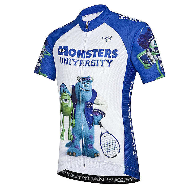 New KEYIYUAN Kids Cycling Jersey Set Breathable Shorts Children Bike Clothing Summer Boys Girls MTB Wear Maillot Cyclisme