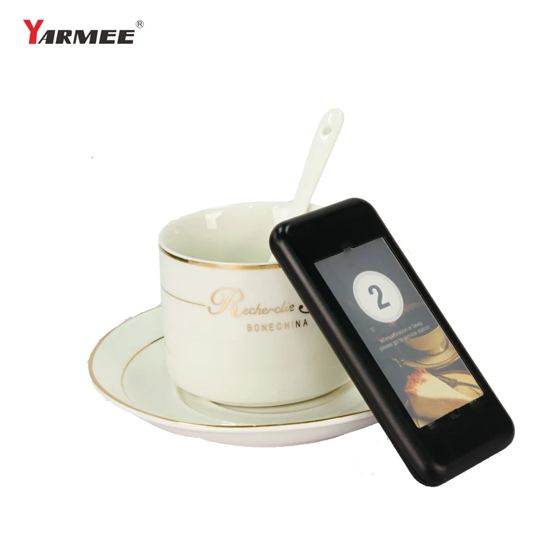 YARMEE Restaurant equipment pager Buzzer Wireless Receiver calling system For Coasters Food truck Coffee Shop Queuing System
