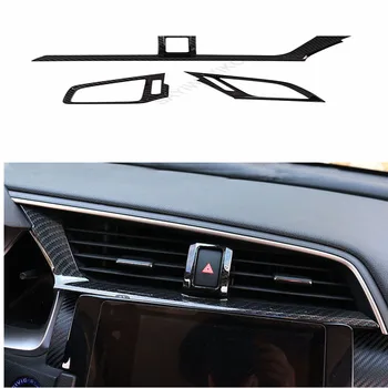

Right hand drive RHD Fit For Honda Civic 10th Sedan Coupe 2016-2019 Carbon Fiber Interior Dashboard Air Vent Outlet Cover Trim