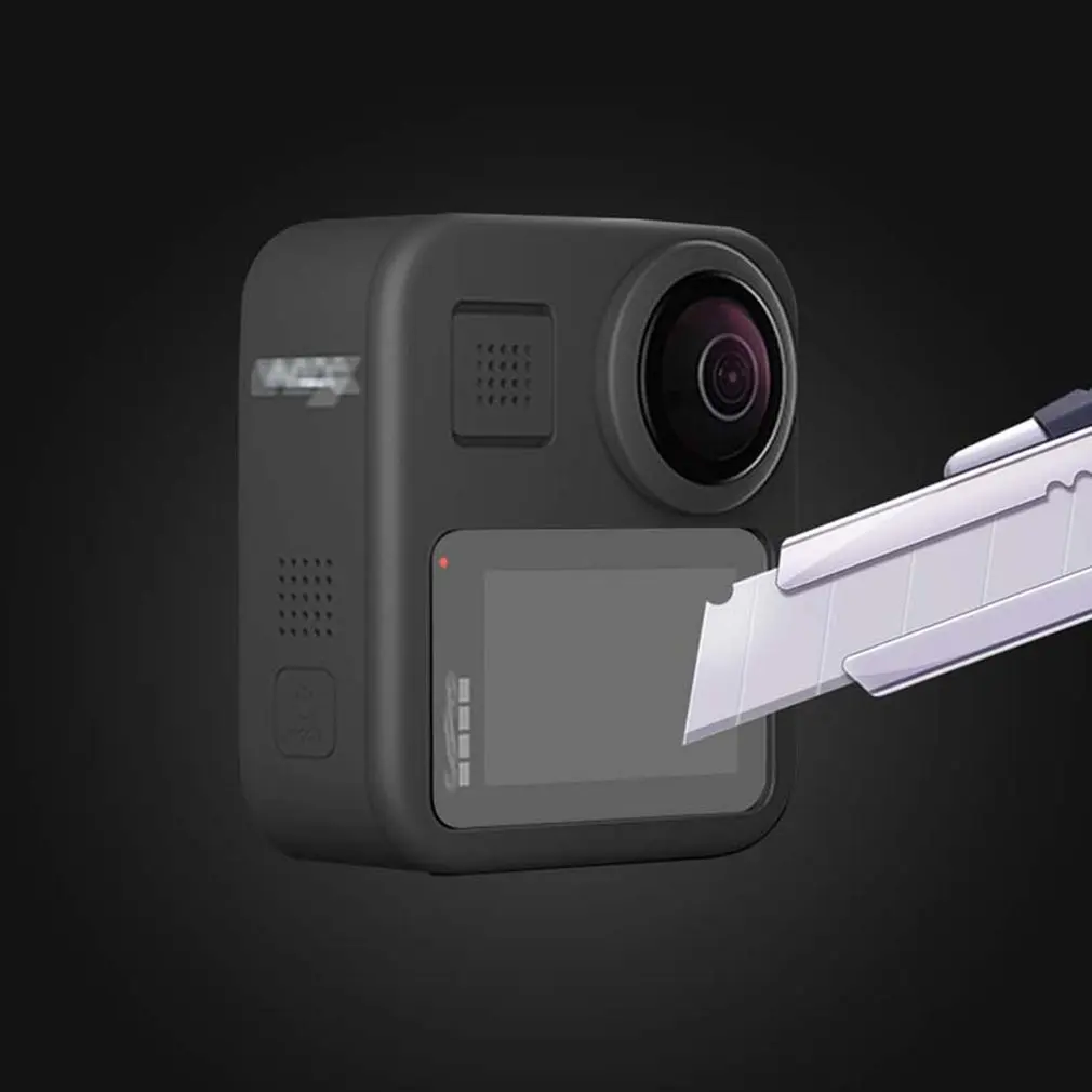2 компл. Закаленное стекло протектор экрана для Gopro Max Спорт Защита для экрана камеры пленка закаленное стекло камера аксессуары