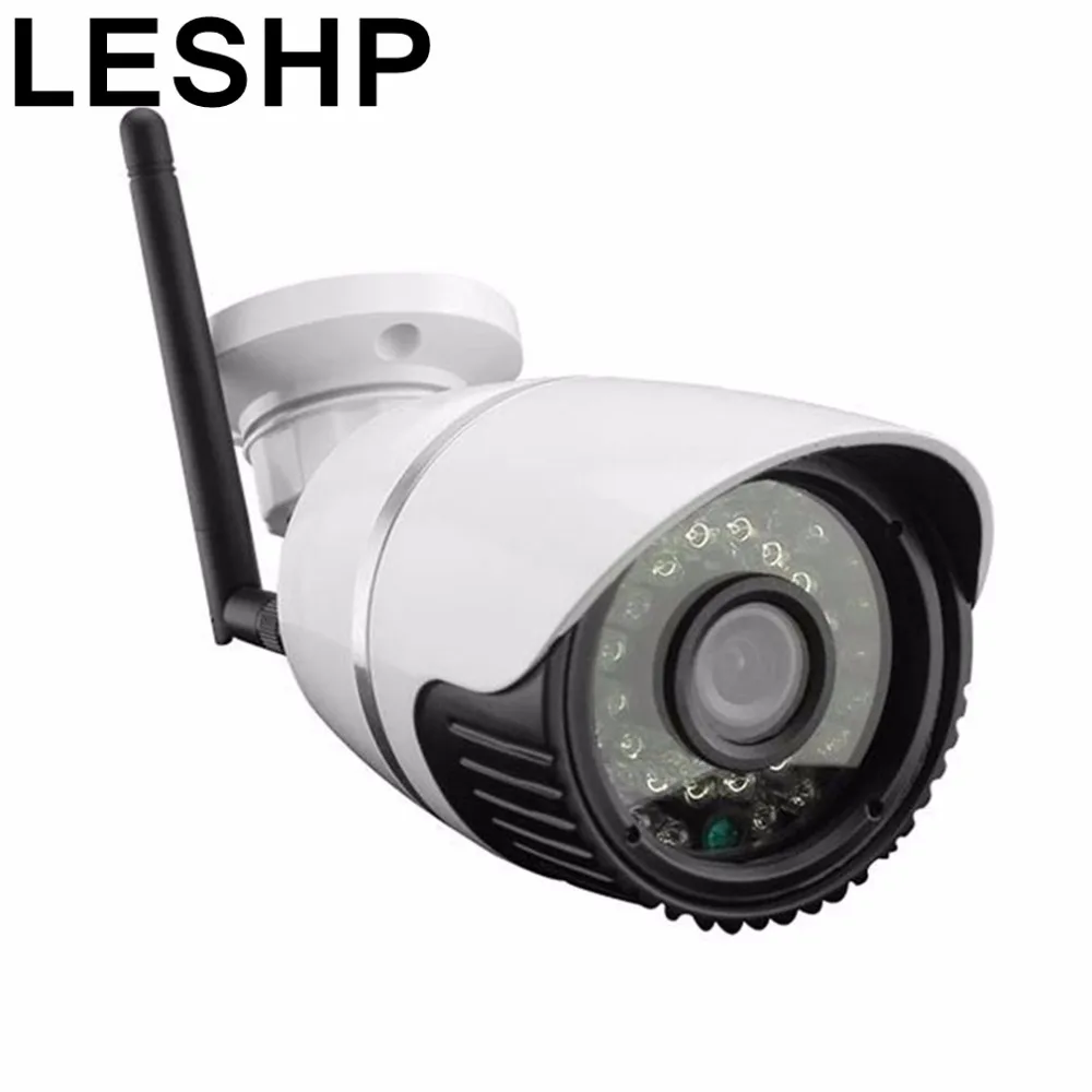 

LESHP Waterproof HD 720P CCTV Camera Outdoor Bullet Security Camera IR-CUT Infrared Night Vision 24 IR LEDS Surveillance Camera