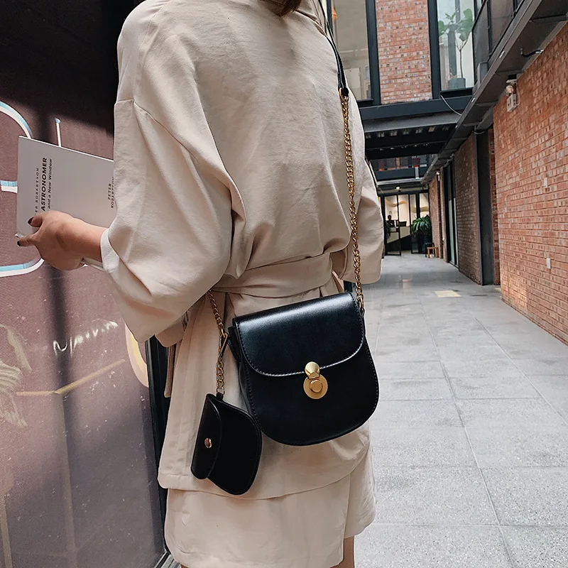 

Western Style WOMEN'S Bag 2019 Popular Summer New Style Saddle Bag (Send Bag) Shoulder Bag Fashion Crossbody Bag