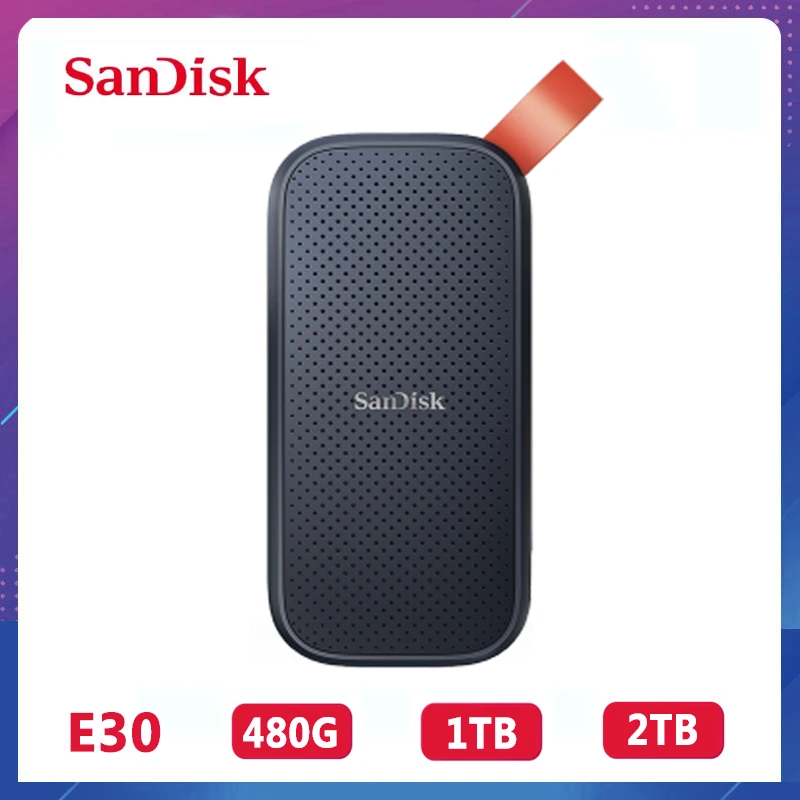 Внешний жесткий диск SanDisk E30 2 ТБ 1 внешний USB 3 480 ГБ | Компьютеры и офис