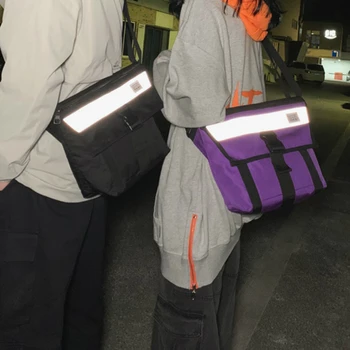 

2020 new simple and stylish portable large capacity Sports multi-pocket chest bag waist bag