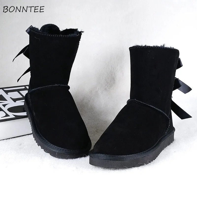 Ceny Buty damskie futro ciepła moda grube pluszowe Australia brzydkie buty śniegowce Plus rozmiar 45 zimowe studenci Casual damskie piękne Riband Red