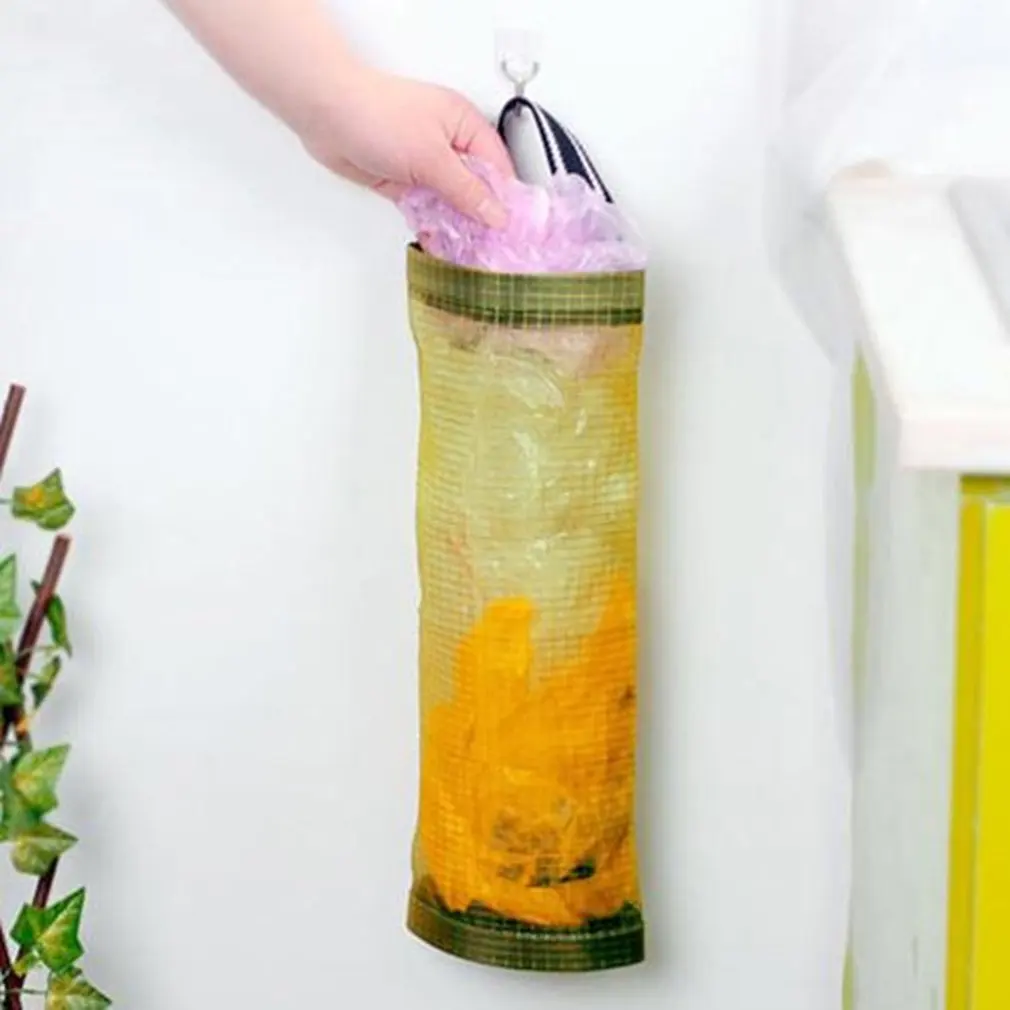 Portable Kitchen Hanging Storage Bag Garbage Dispenser Packing Pouch Door Wall Organizer for Home | Дом и сад
