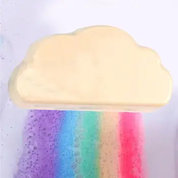 

100g Natural Skin Care Cloud Rainbow Bath Salt Shower Bubble Bombs Bath Ball Jasmine//Lavender Bomb Moisturizing Exfoliatin W1Q6