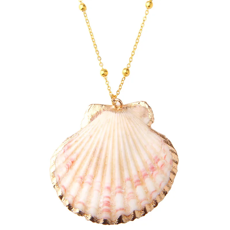 Мода натуральная оболочка обертывание ракушка кулон ракушка ожерелье для женщин Каури богемный Бохо океан Лето Каури раковина ювелирные изделия