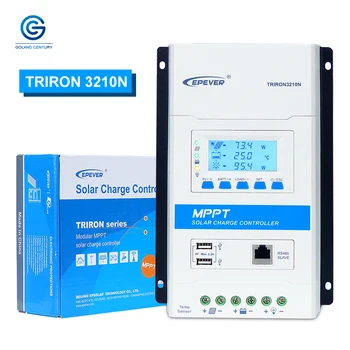 

Epever 30A MPPT solar Charge Controller TRIRON 3210N Solar Regulator 12V/24V Max.PV Input Power 390W/12V 780W/24V