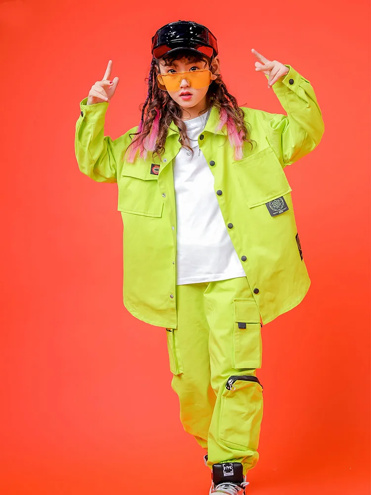 Детский костюм в стиле хип-хоп для мальчиков в стиле хип-хоп; костюм для девочек в стиле хип-хоп; красивый современный танцевальный костюм; сезон осень-зима