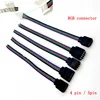 5pcs 4pin 5Pin LED Cable Male Female Connector Adapter Wire For 5050 3528 SMD RGB RGBW led strip light RGB RGBW LED Controller ► Photo 1/6