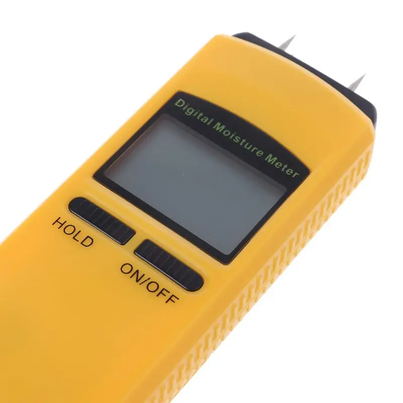 Wood Digital Moisture Meter LCD Display Damp Tester Timber Plaster Sensor Y5GA