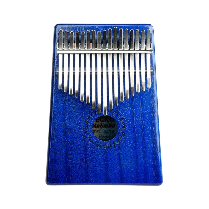 

GECKO Kalimba 17 Key Thumb Piano with Hardshell Case Study Instruction Song Book Tuning Hammer for Beginners C Tone