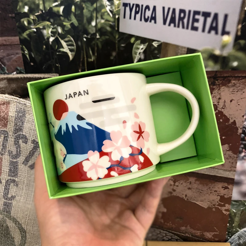 Керамическая кружка с изображением города США костяного фарфора пара пар