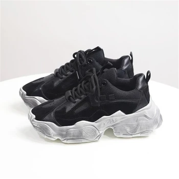 

2020 New Women's Sports Old Shoes Europe And The United States New Spring And Autumn Casual Net Red Old Dirty Dirty Shoes Tide