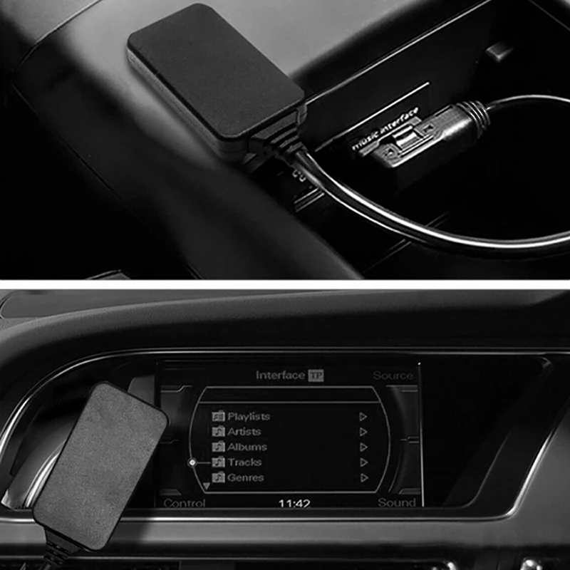 SPEEDWOW Bluetooth адаптер кабель AUX аудио потоковый адаптер радио медиа интерфейс MMI подходит для Benz с iPod MMI разъем