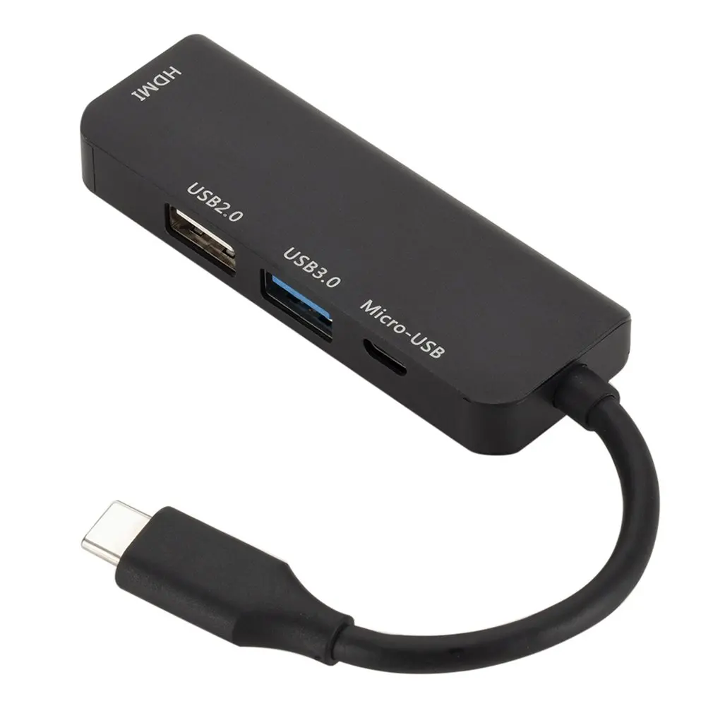USB-C концентратор к HDMI микро USB 3,0 2,0 4 Порты и разъёмы разветвитель адаптер type-c USB хаб для клавиатуры для принтера телефона жесткий диск Динамик Мышь