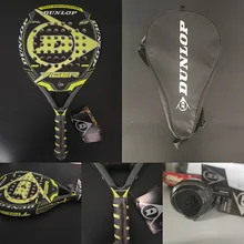 

Dunlop Senior Padel Racket Racquet Professional Carbon Fiber Soft EVA Face Tennis Padel Paddle With Cover Overglue 2021 New