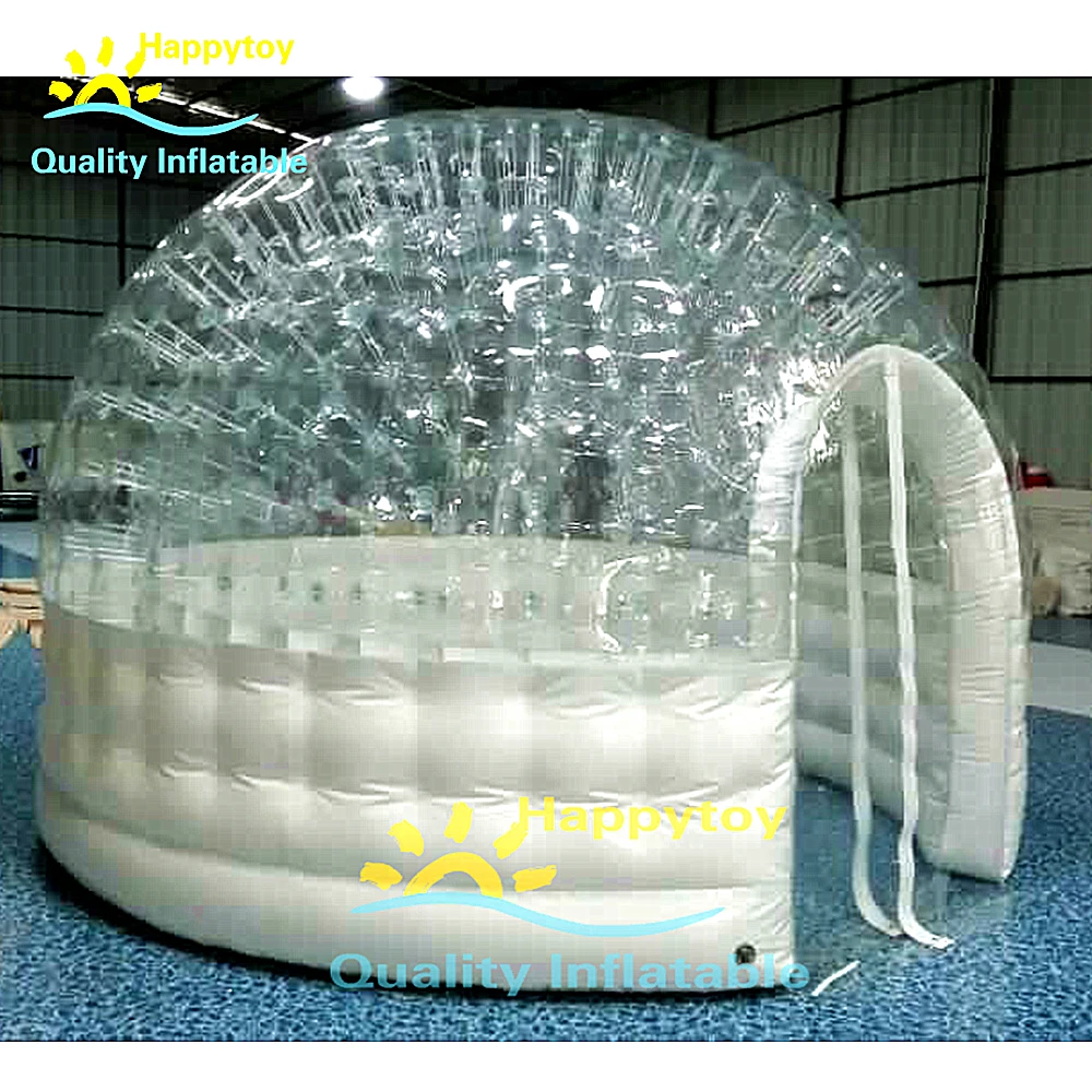 

Round pvc inflatable doom tent inflatable bubble igloo tent inflatable clear tent for meeting outdoor