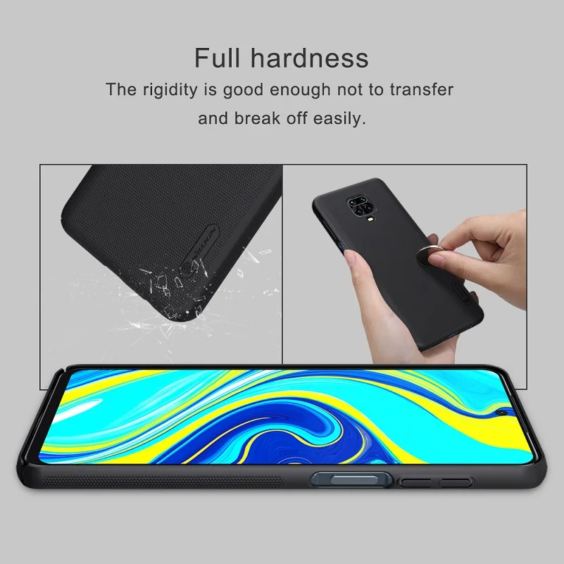 Nillkin Case for Xiaomi Redmi Note 9 Pro Max Case Frosted Shield Hard PC Phone Back Bag Full Cover Case on Redmi Note 9s 6.69'' Nillkin Case for Xiaomi Redmi Note 9 Pro Max Case Frosted Shield Hard PC Phone Back Bag Full Cover Case on Redmi Note 9s 6.69''